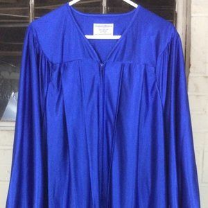 Blue Graduation Gown Choir Robe Multiple Sizes